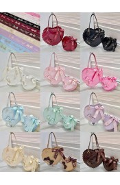 Sheep Puff Cookie Heart Bag(4th Reservation/11 Colours/2 Sizes/Full Payment Without Shipping)